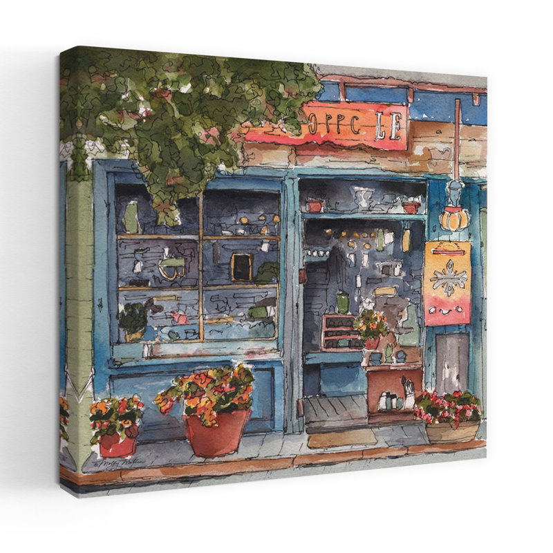 Art contemporain avec fleuriste contemporain, H 18 po x l 18 po