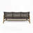 75.25"L Patio Rattan Sofa-1478095149