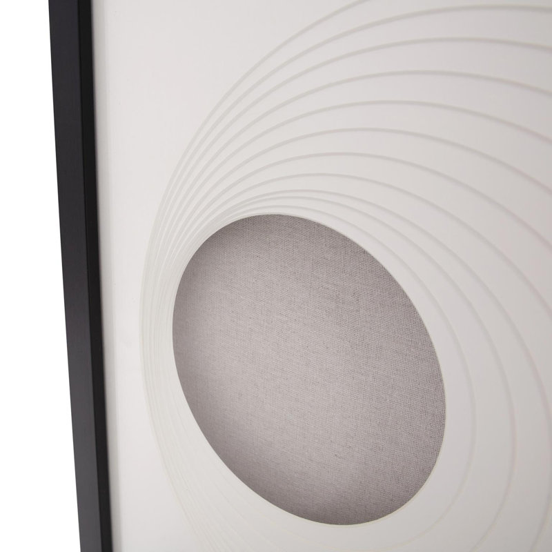 Dimensional Paper Circle Shadowbox Art