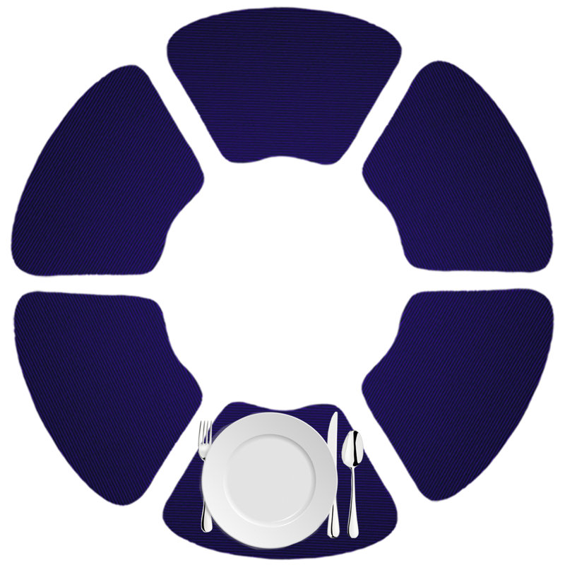 Baltz 13" Wedge Placemat, Navy
