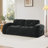 Aggie Velvet Upholstered 2-Seater Sectional Sofa with Tufted Cushions-821162338-820545519