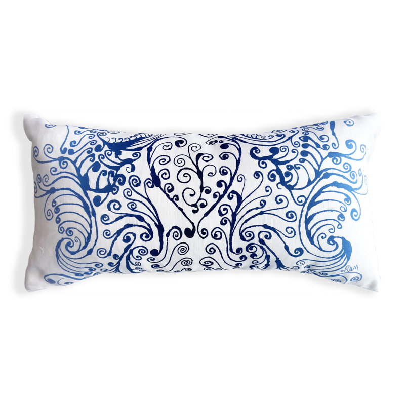 Cotton Blend Reversible Pillow Cover