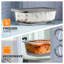 Ensemble de 2 contenants alimentaires en verre High Borosilicate