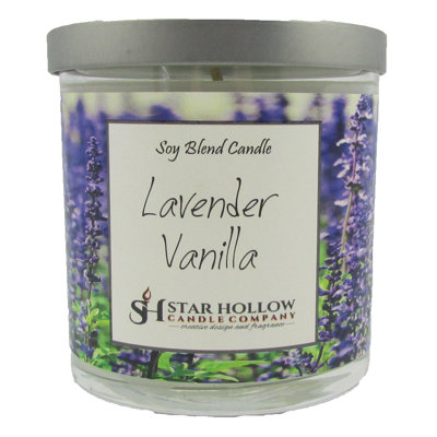 Lavender Vanilla Scented Jar Candle