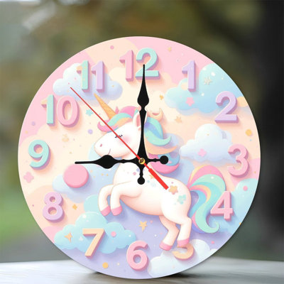 Unicorn Cloud Wall Clock