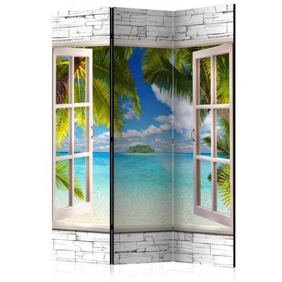 Chiraca Solid Wood Folding Room Divider