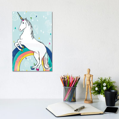 Funky Fun II by June Erica Vess - Wrapped Canvas Gallery-Wrapped Canvas Giclée