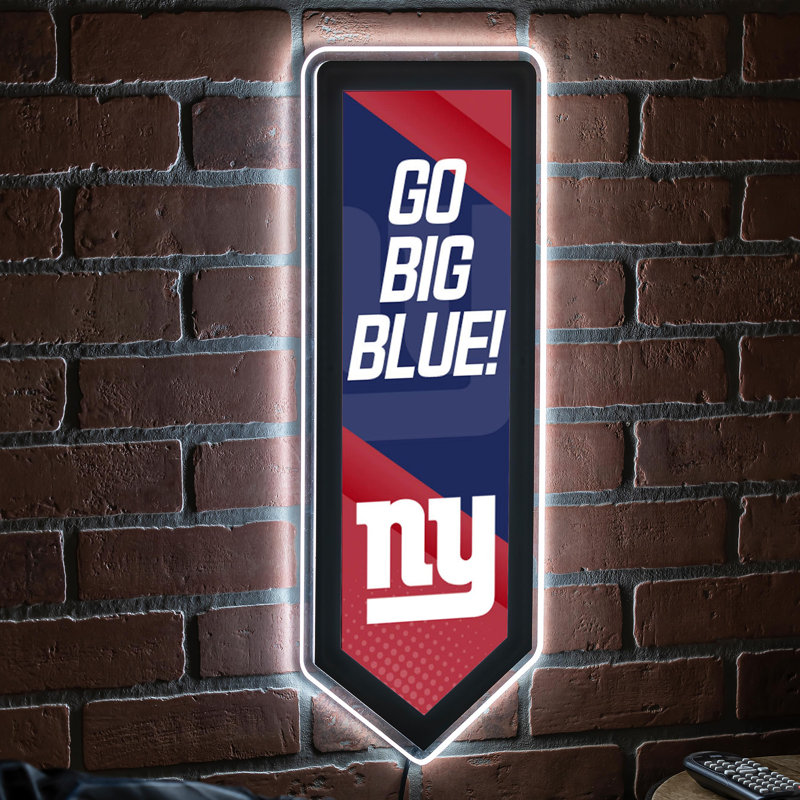 Plaque murale lumineuse NFL, Giants de New York