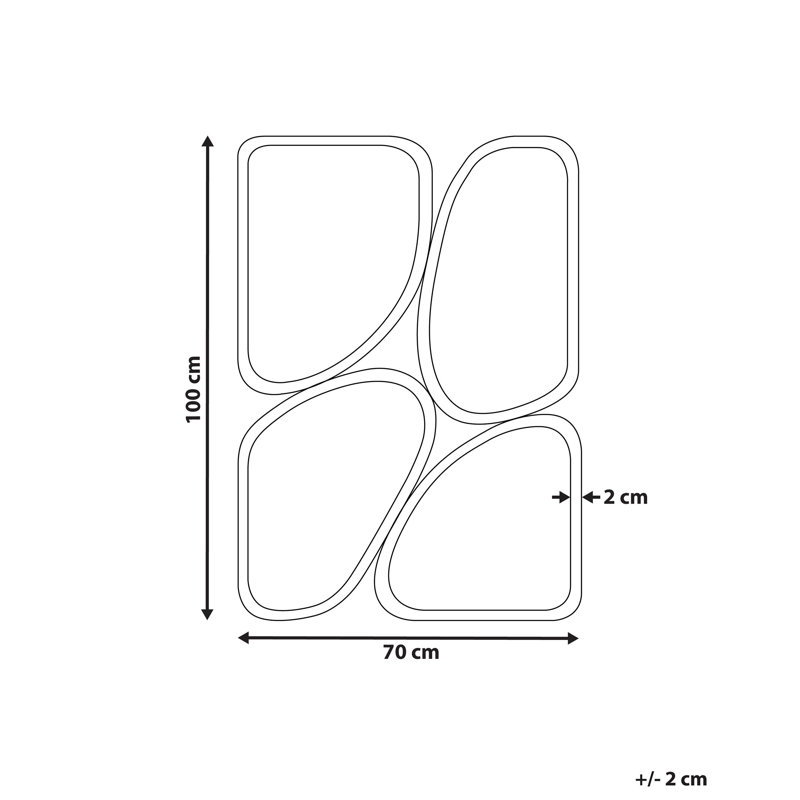 Abdyl Metal Round Mirror
