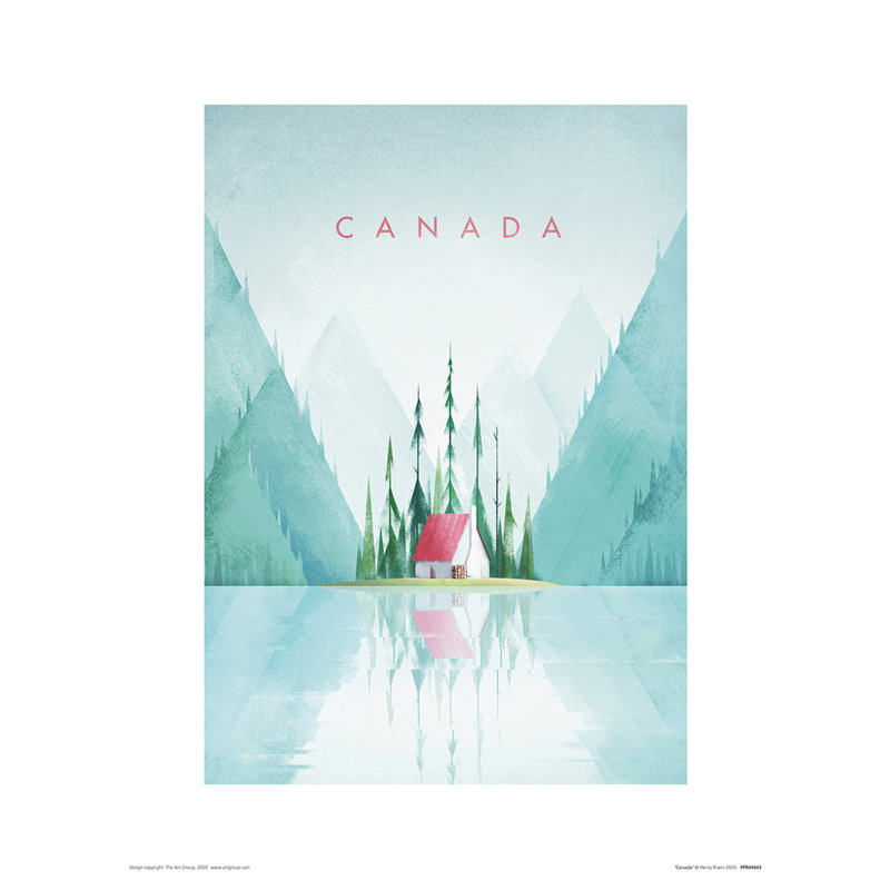 Canada 1 Piece Wall Art, 40cm H x 30cm W x 0.1cm D