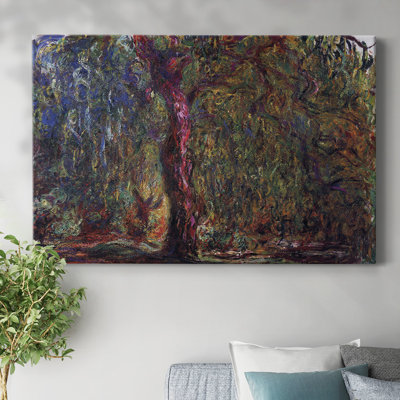 «Weeping willow» par Monet-Gallery, toile tendue
