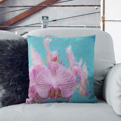 Floral Square Throw Cushion