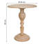 Curnutt Solid Wood Pedestal Coffee Table