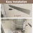 Tri-Fold Wall Mirror with Backlit, Front-lighted, Removable 10x Magnifying Mirror, Dimmer, Defogger-111660104