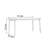 Alvida Walnut Solid Wood Dining Table-1311061806