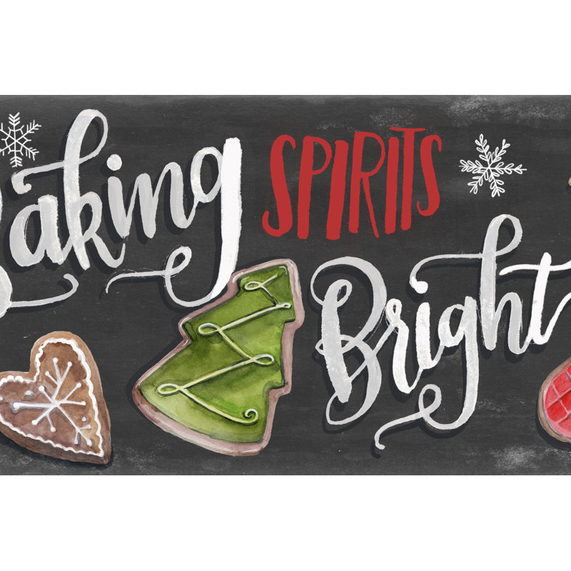 Baking Spirits Bright Collection D by Jennifer Paxton Parker - Graphic Art Print, 30cm H x 46cm W, Wrapped Canvas