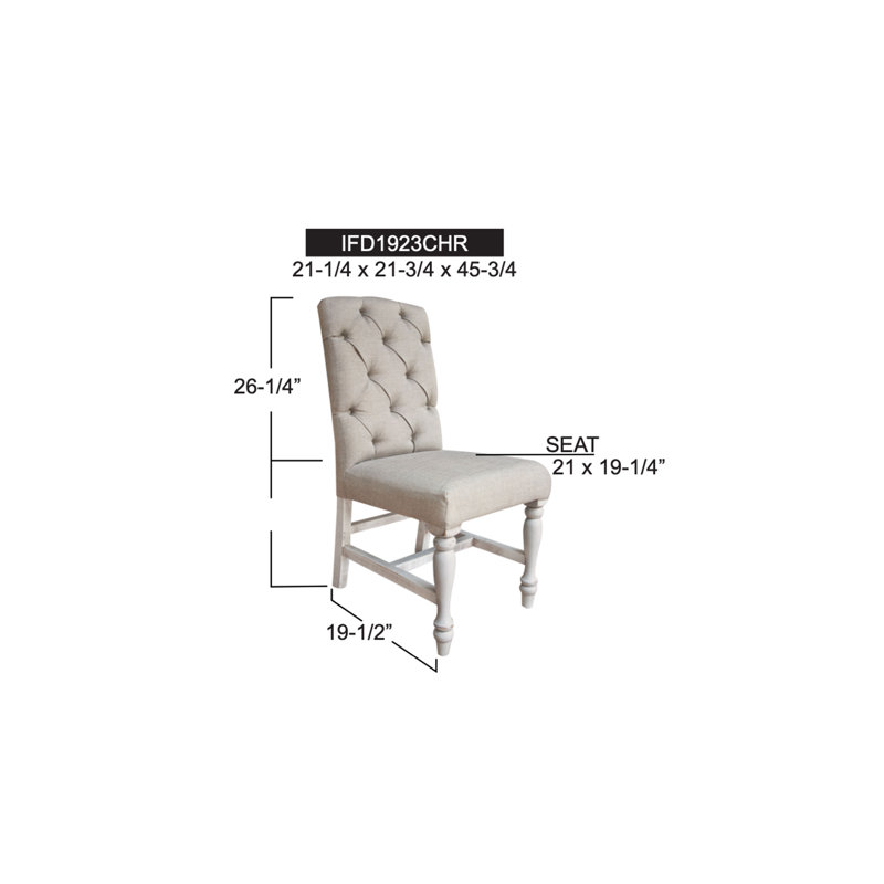 Chaise rembourrée Birtie