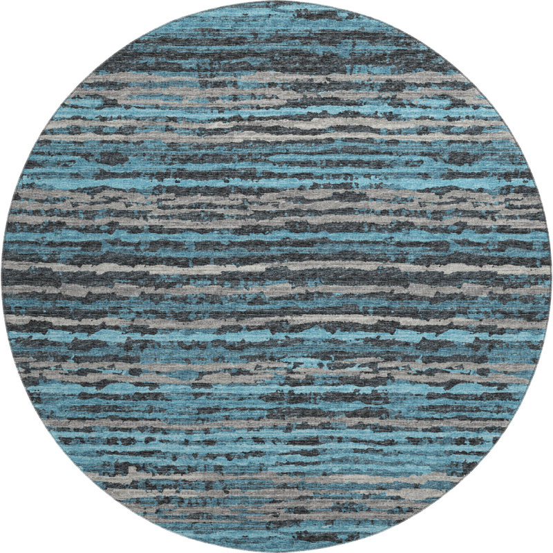 Tapis paon Freixa AMF75 lavable à la machine de qualité supérieure, Rond 8 pi
