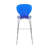 Edenfield Acrylic Barstool with Steel Frame in Chrome Finish (Set of 2)-1732966276