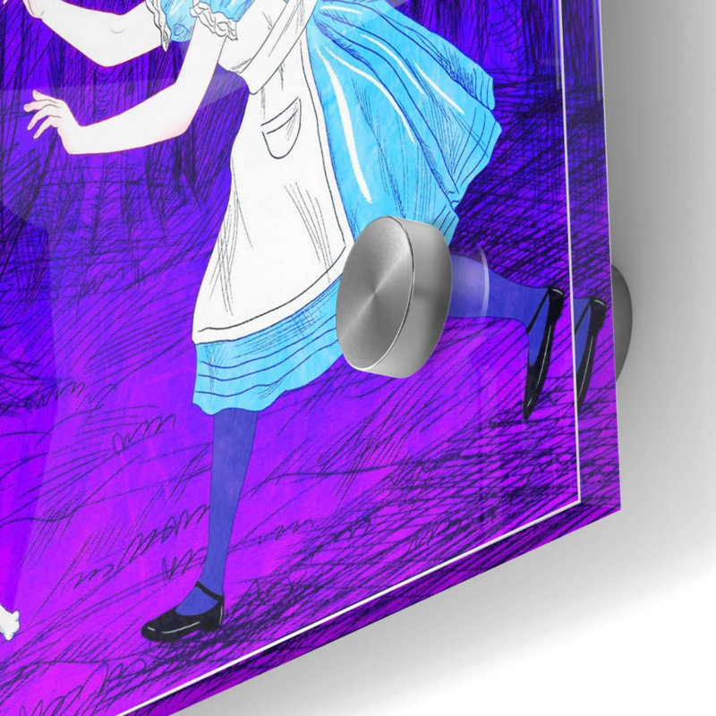 'Alice's and the Rabbit' by Sai Tamiya, Acrylic Glass Wall Art, 36" H x 36" W x 0.2" D