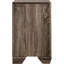 Table de chevet 2 tiroirs en taupe délavé, de forme classique, avec structure, double tiroir pour la commodité de la chambre à coucher, 23,5 po de largeur et 27 hauteurs de style rectangulaire, assemblage, utilisation idéale, 16,5 po x 27 po