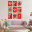Leopard Pattern Heart Lightning Star Beautiful Bright Strong - 9 Piece No Frame Print Set-88622342-88622343