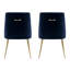 Fauteuil en velours l 21,5 po Koblas-184706860