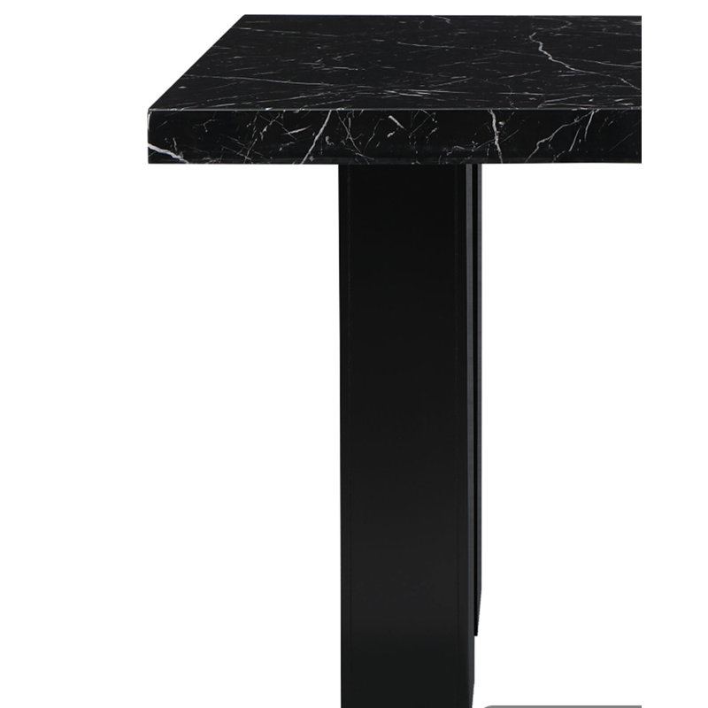 Table de bar et tabouret de bar, Noir, noir, noir, noir