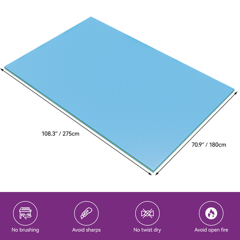 9' x 5.9' Inflatable Slide, Blue
