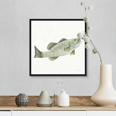 " Gone Fishin Small Mouth " Painting Print