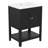 24" Modern Sleek Bathroom Vanity Elegant Ceramic Sink With Solid Wood Frame Open Style Shelf, Bathroom Vanity-468521328