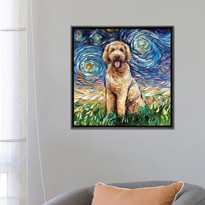 " Goldendoodle Night " by Aja Trier