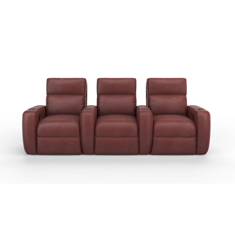 Leather Recliner, Cetus Fire