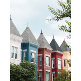 Row Houses Print by Angela Pan