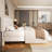 Boucle Floating Bed With Light,Queen