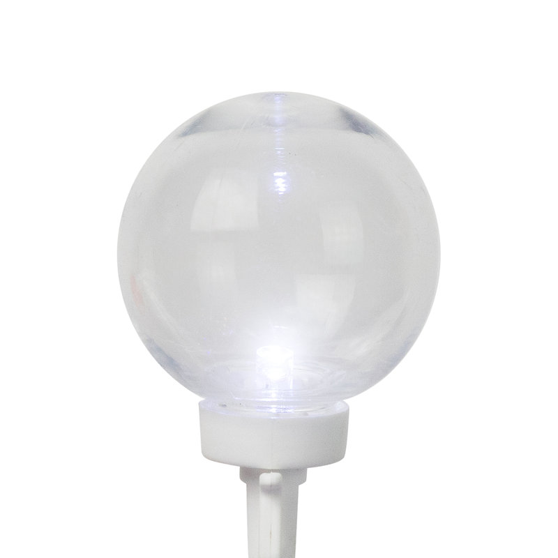 Lumières de Noël patriotiques à DEL G40 - rouge, blanc et bleu - fil blanc de 11 pi - 25 carats