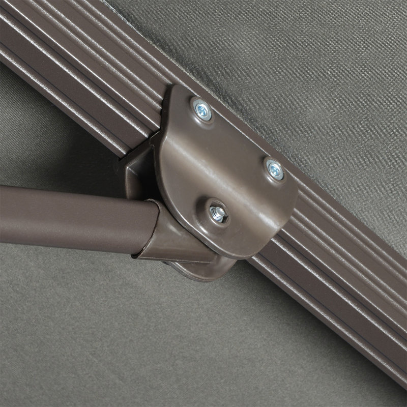 Breylee 300cm Cantilever Parasol, Grey