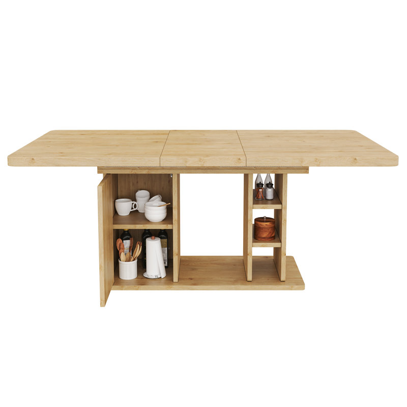 Dining Table, Oak Wood/Brown