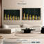 «Golden Chess P pièces», 3 pièces sur toile-98562976