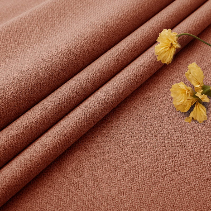 Linen Blend Blackout Curtain Panel Pair, Rust, 168cm Width x 137cm Drop