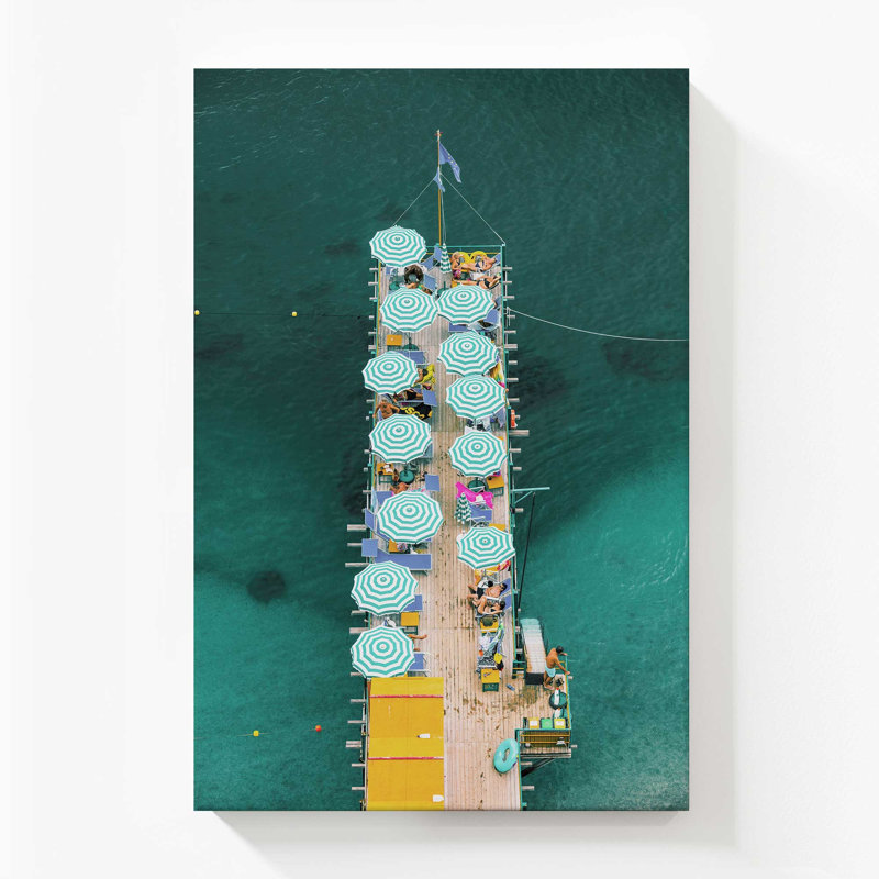 Pier Paradise Canvas Print, Stretched Canvas, 54" H x 36" W x 1.25" D