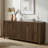 Beatriz 63" Wide 4-Door Sideboard Cabinet-1700019135