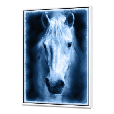 Cheval de ferme VII-reproduction d’art sur toile