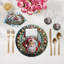 Sous-verres ronds en cuir Santa Claus