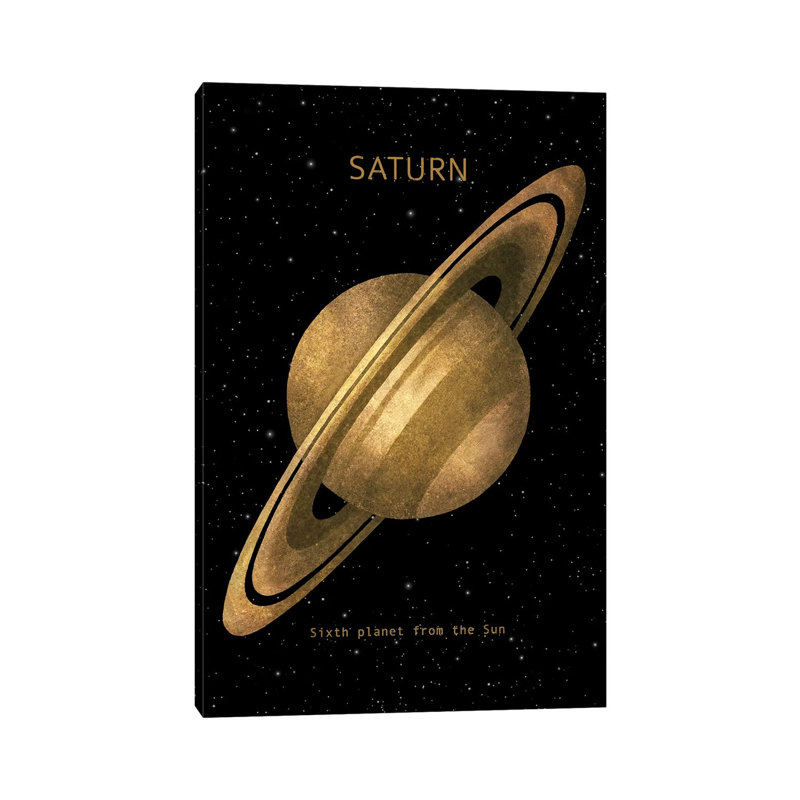 Saturn by Terry Fan - Wrapped Canvas Print, 101.6 cm H x 66.04 cm W x 1.91 cm D