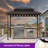 Aluminum Hardtop Grill Gazebo with Lighted-111480743-111480739