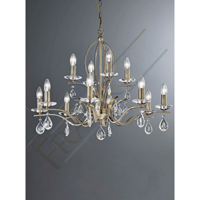 12-Light Candle Style Chandelier