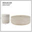 Ensemble de tables basses rondes (ensemble de 2)