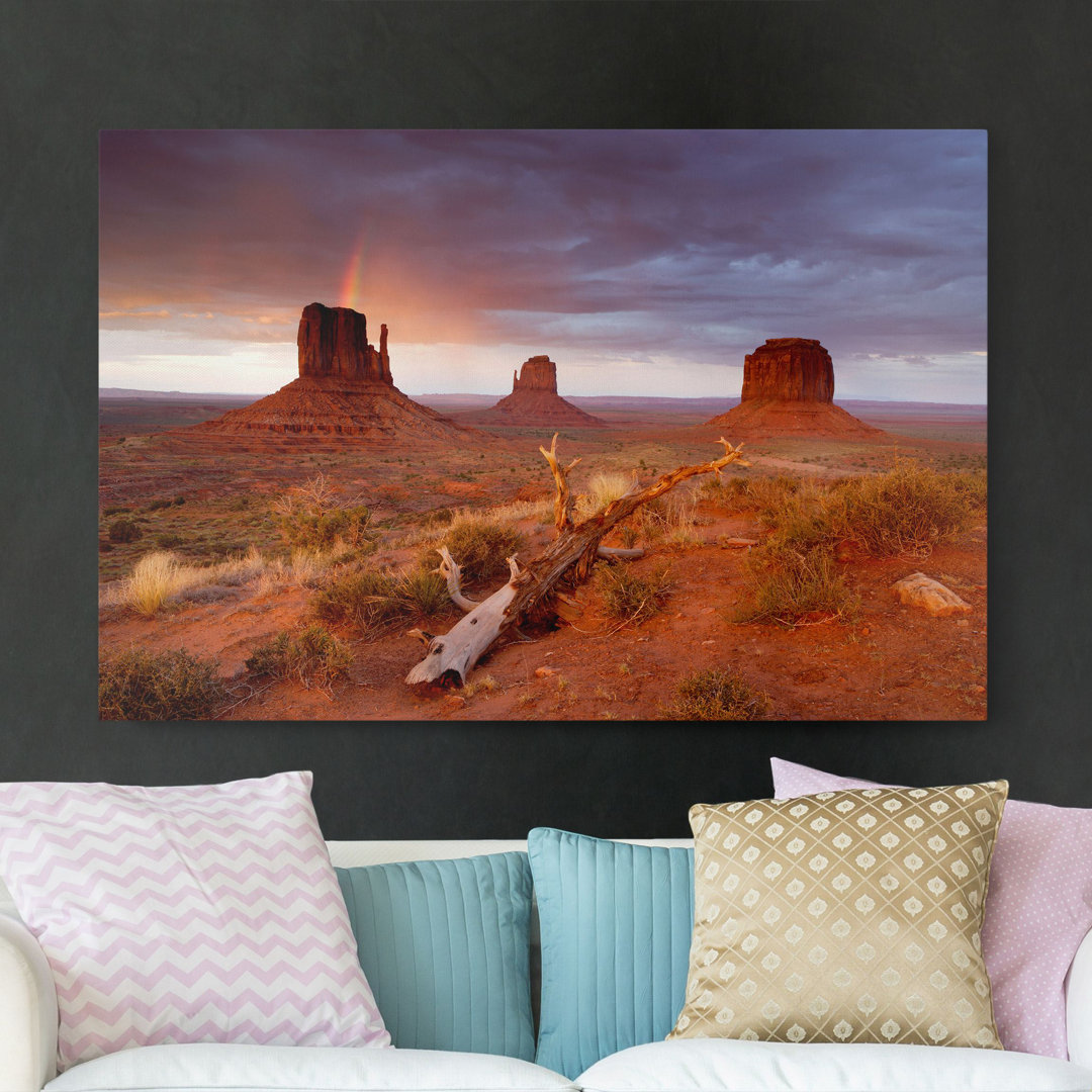 Leinwandbild Monument Valley at Sunset