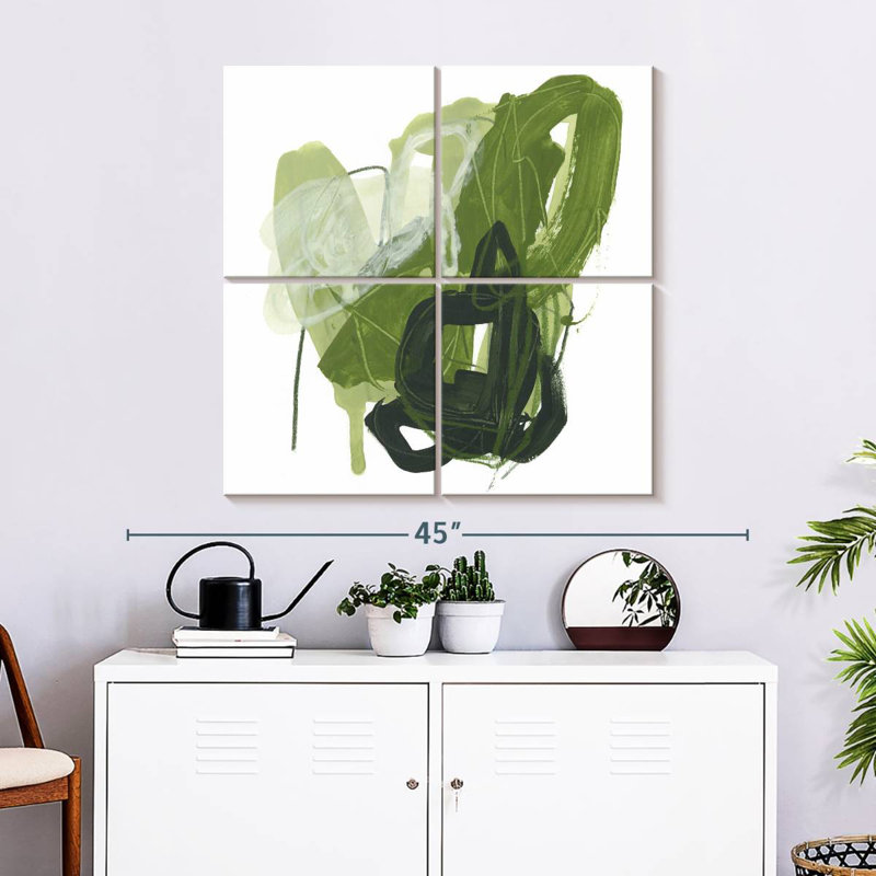Jade Schematic I, 32" H x 32" W